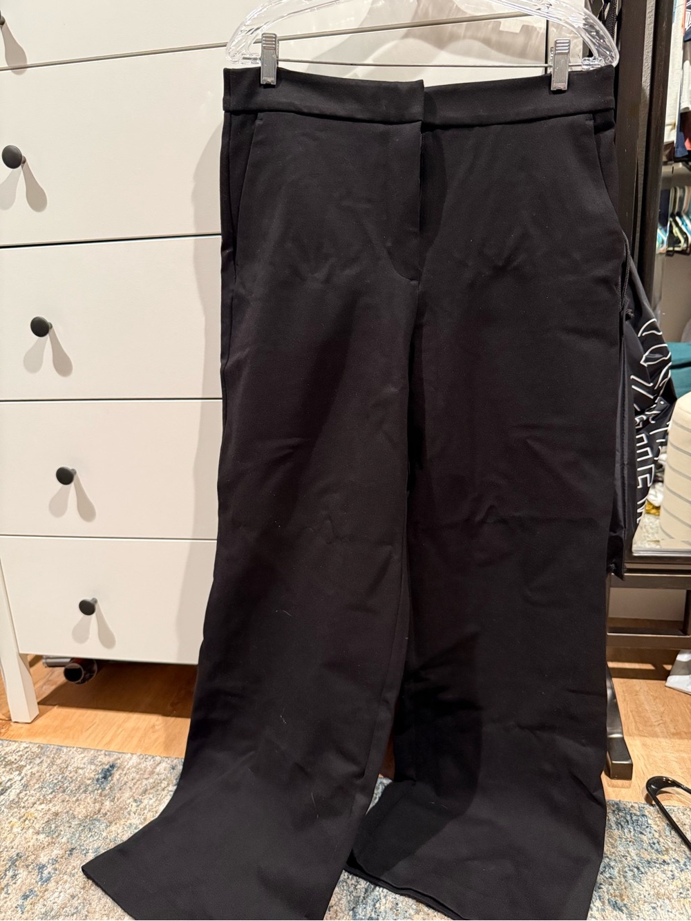 Quince Black Wide-Leg Women's Pants